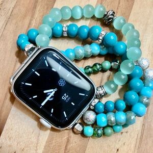 Handmade beaded Apple Watch band